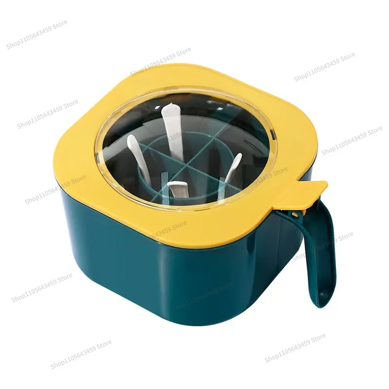 For seasoning box Multifunctional kitchen seasoning box Household set Seasoning box Grid integrated kitchen supplies set