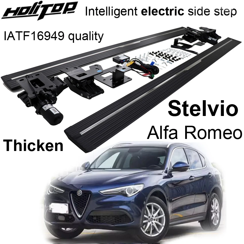 

Intelligent electric side step running board nerf bar for Alfa Romeo Stelvio, telescopic,very popular,guarantee quality,promoti