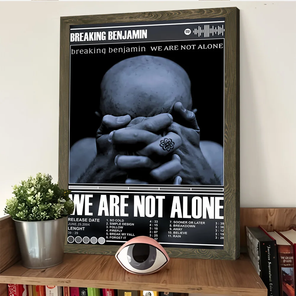 Breaking Benjamin - We Are Not Alone Poster Customizable Printed Canvas Painting Wall Art Gift for Home Decoration Ornaments - view 4