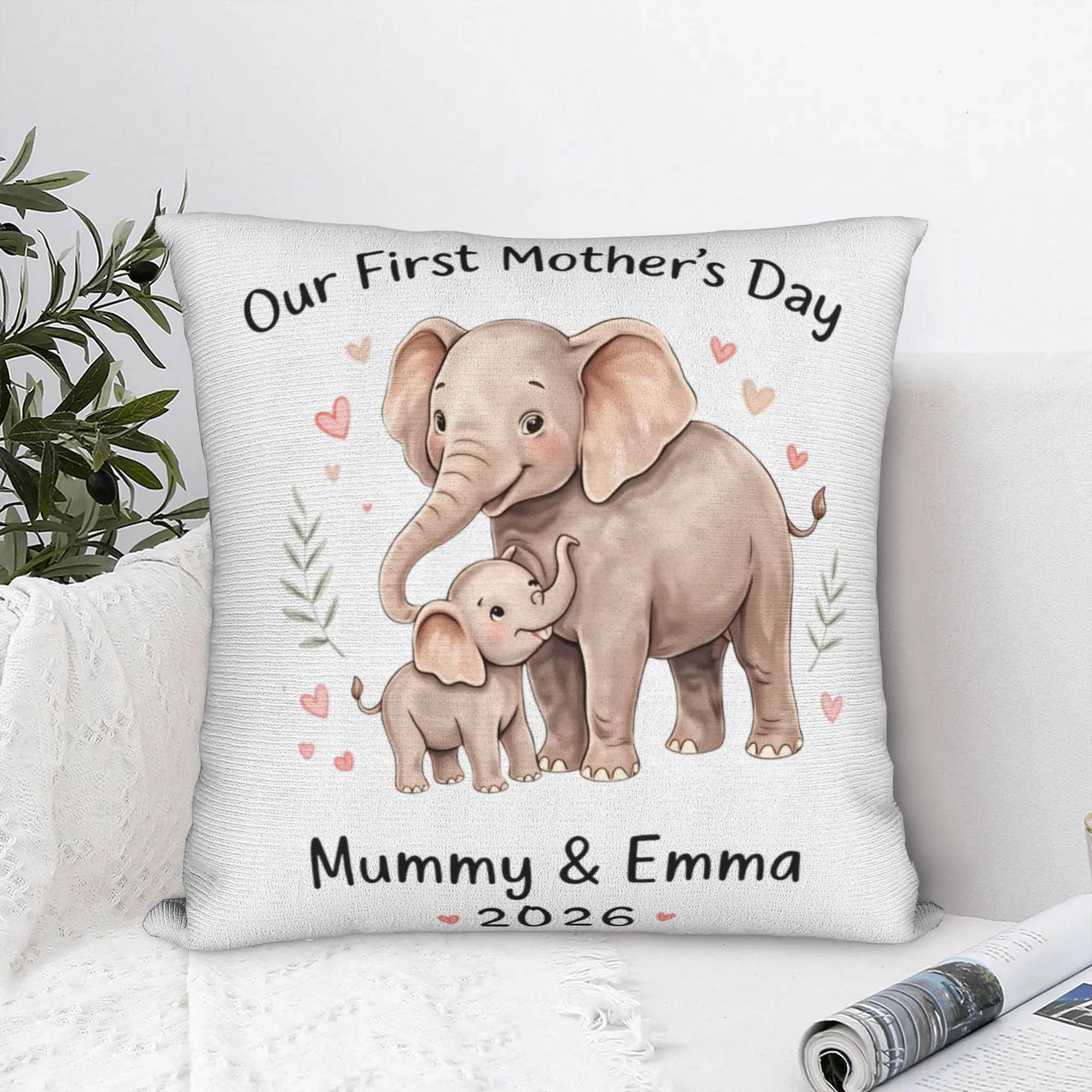 Our First Mothers Day Together Pillow Case  Morden Pillow Cover Soft Pillowcases For Couch Sofa Bedroom
