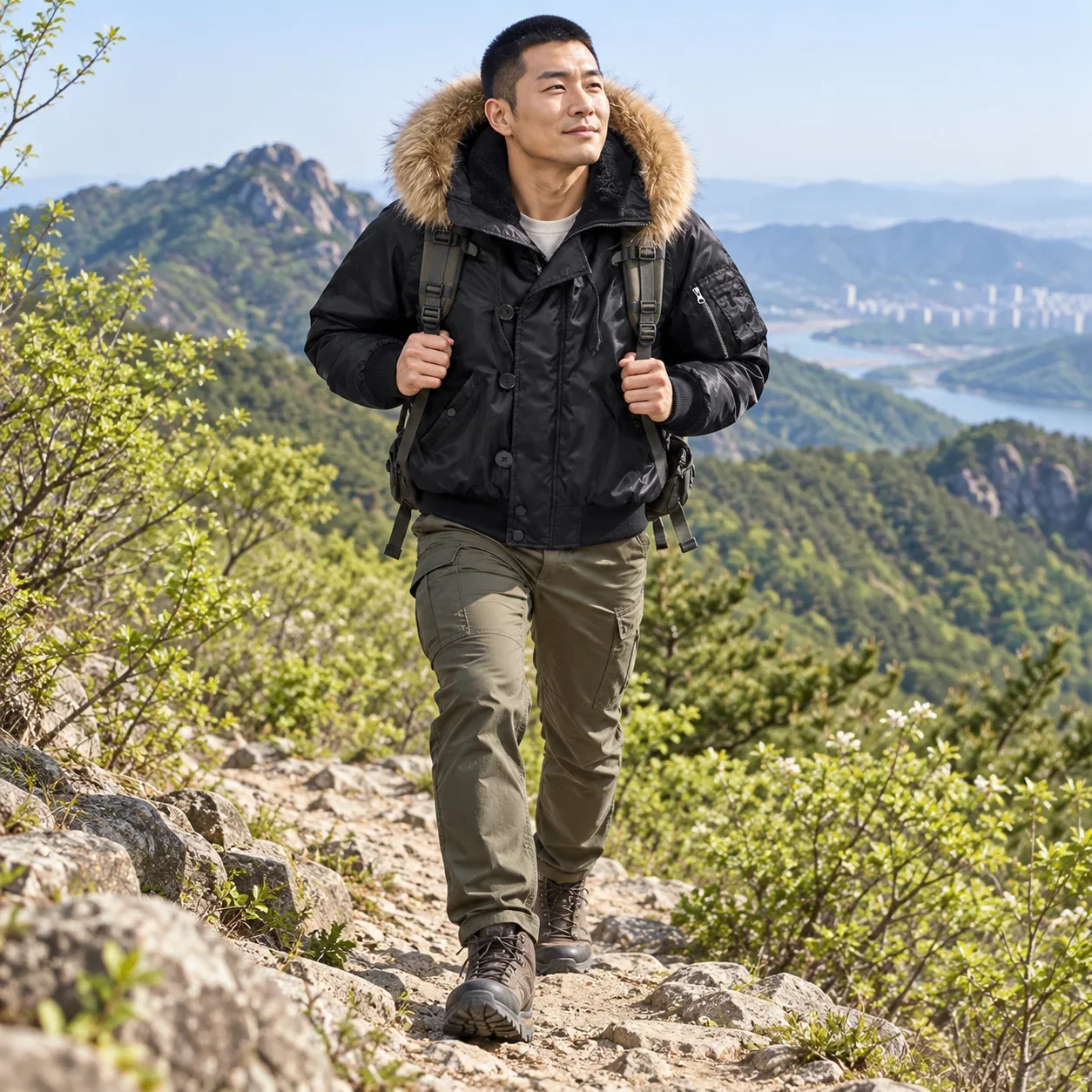 Winter Men Pilot Jacket Fur Collar Warm Military Bomber Jacket Hooded Parka Thick Outdoor Windbreaker High Quality Male Clothing