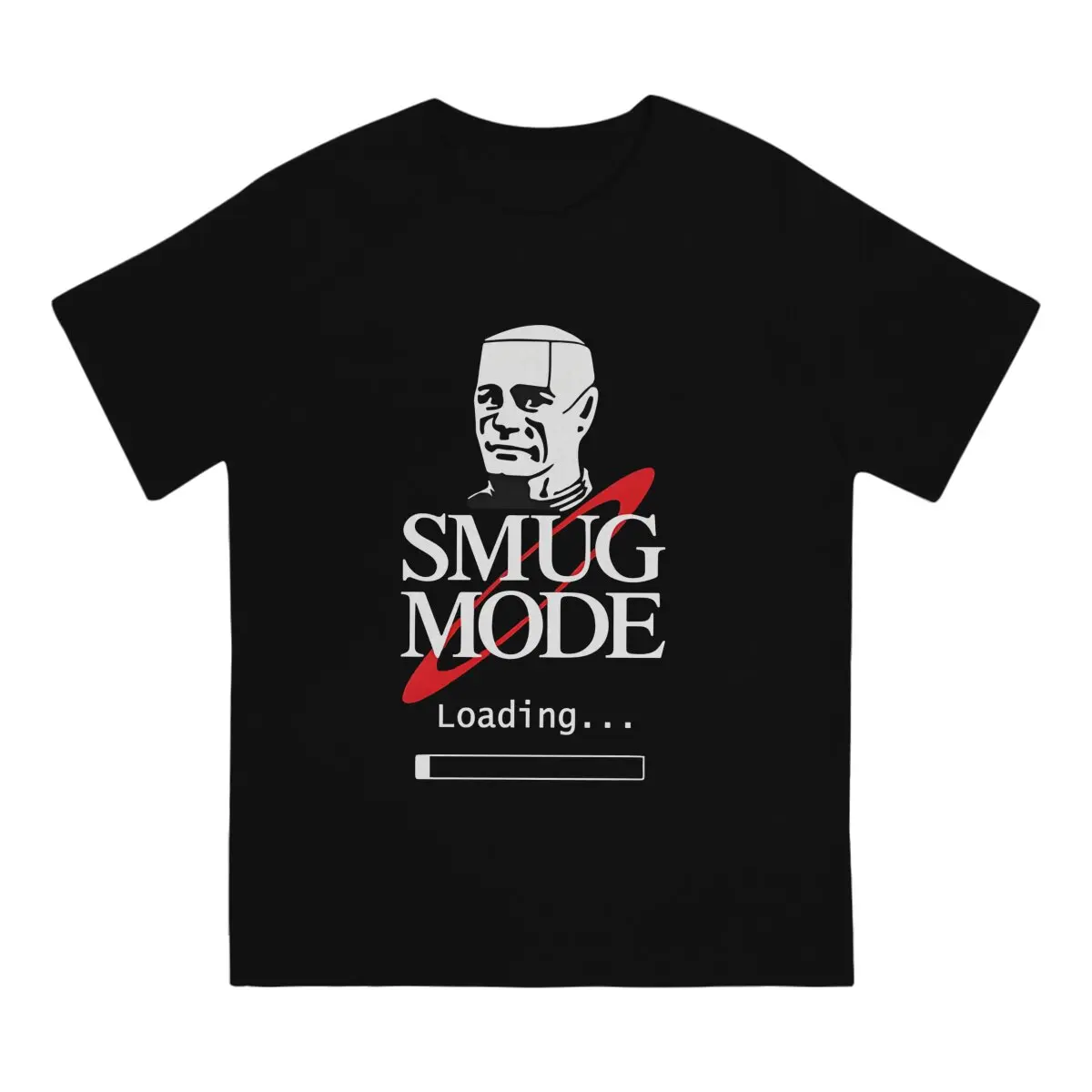 Men's Smug Mode Smeg Head Red Dwarf Kryten T Shirts Red Dwarf Cotton Tops Vintage Short Sleeve Crew Neck Tees Gift Idea T-Shirts