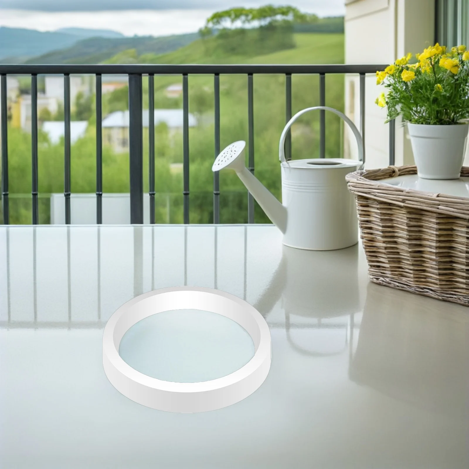 

Floating Fish Feeder Ring For Betta Goldfish Reusable Aquarium Feeding Ring White Breathable Tank Accessories