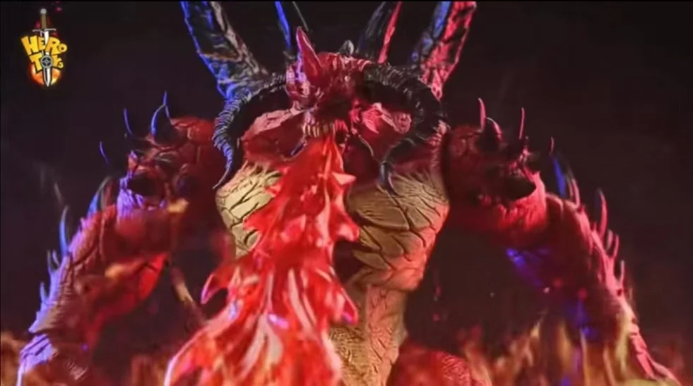 29cm 1/10 pulgadas Herotoys Hell Big Devil Anime película modelo para figuras acción Pvc Anime modelo juguetes para niños regalos caja Original