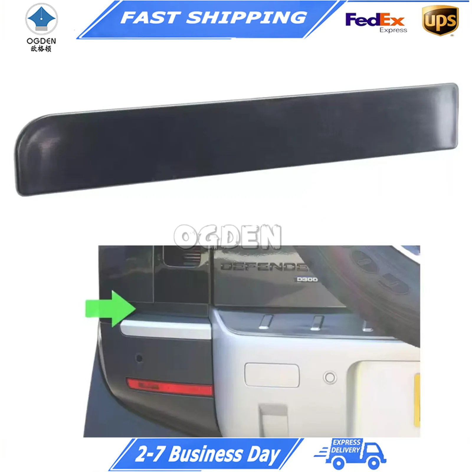 

OGDEN LR129798 LH LR129797 RH Rear Bumper Small Bracket Molding For Land Rover Defender