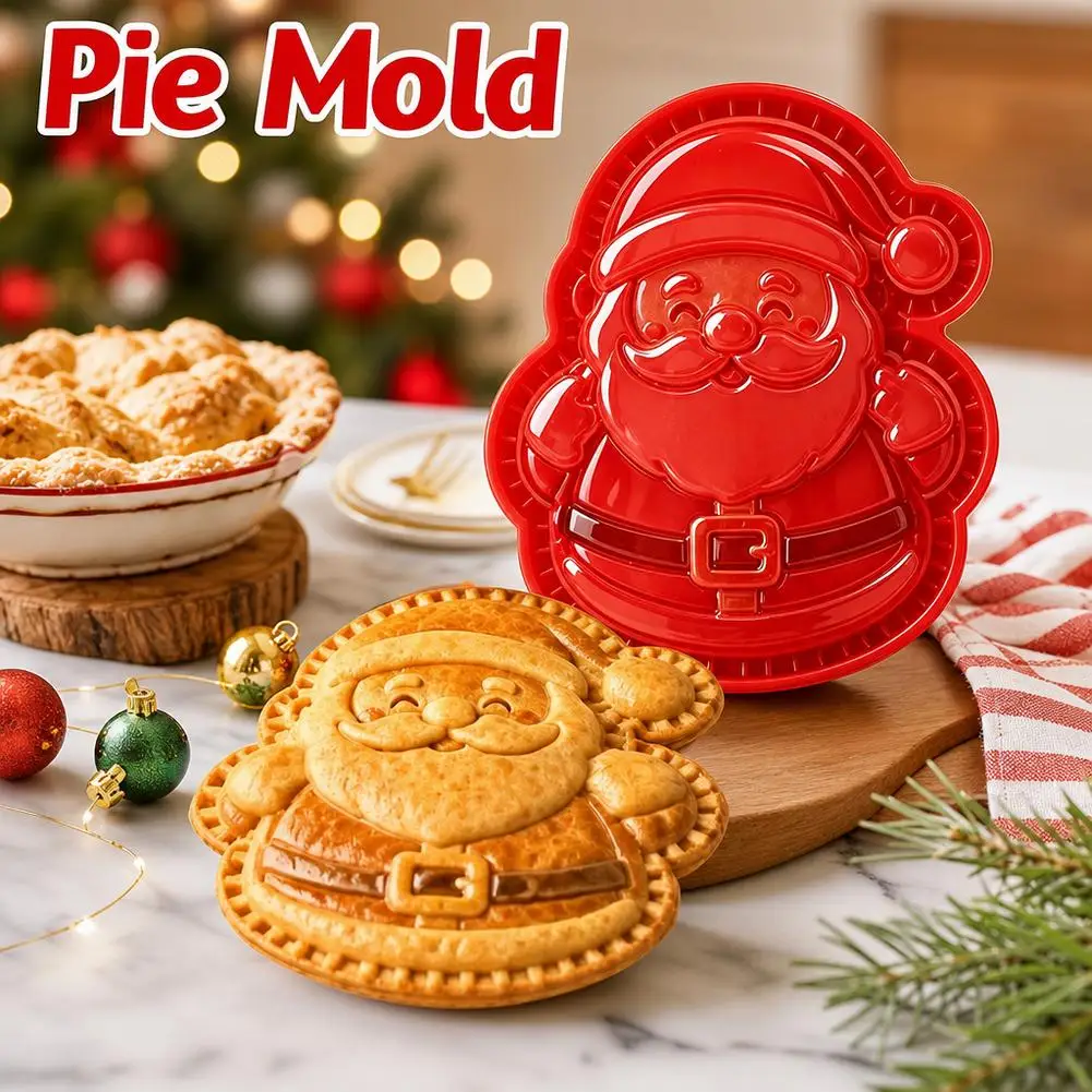 Christmas Baking Mold Food Grade Santa Claus Mold High TemperatureResistantDIY Chocolate Cake Handmade Soap Baking Tools
