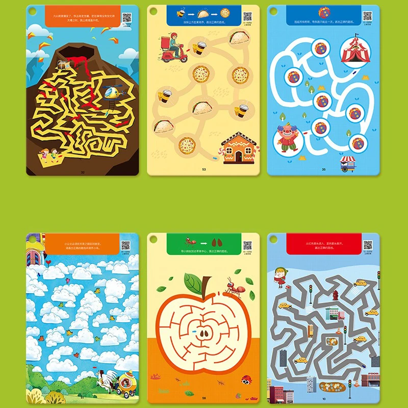 Imagem -05 - Rastreamento Rastreamento Workbook para Crianças Copybook Reutilizável Pen Control Training Magical Montessori Cartões Livro Educação 64 Páginas