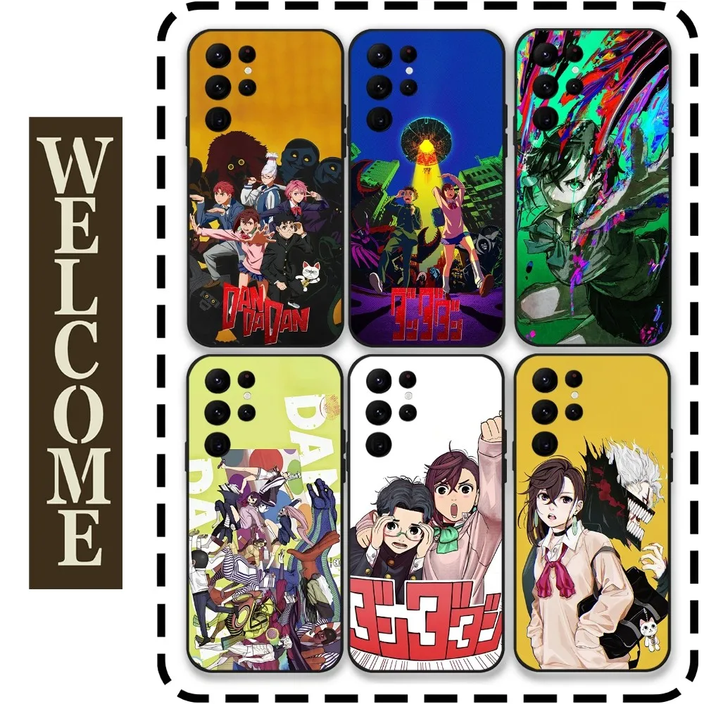 Anime D-Dandadan Phone Case for Samsung Galaxy S24 Ultra S22 S23 Ultra S21 S20 5G Protective Silicone TPU Funda