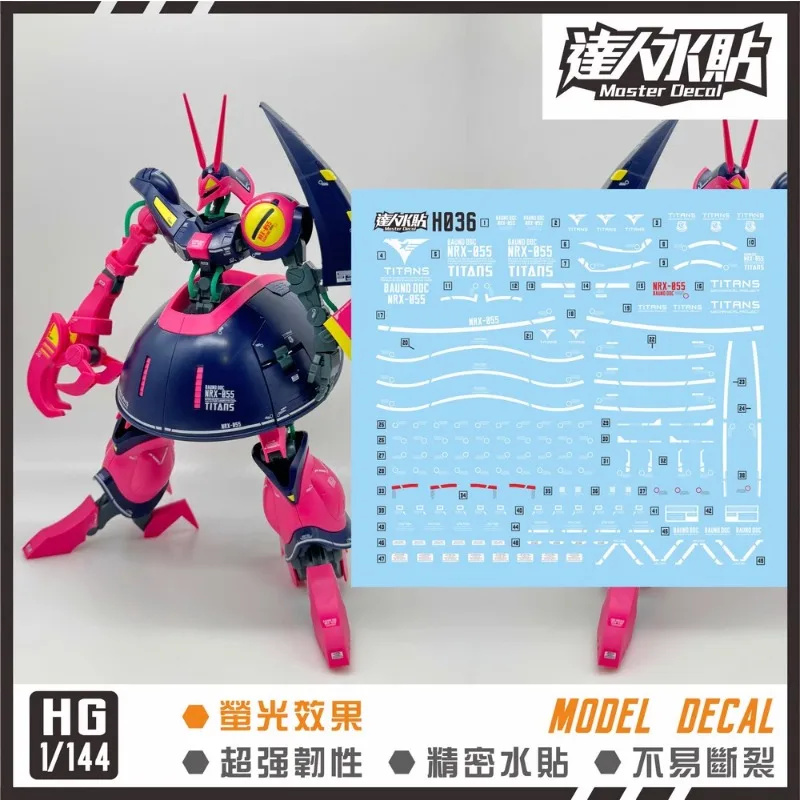 TR H036 Nedir? HGUC 1/144 NRX-055 BAUND Modelleri İçin Master Decal H036 Neden İdeal Seçim?