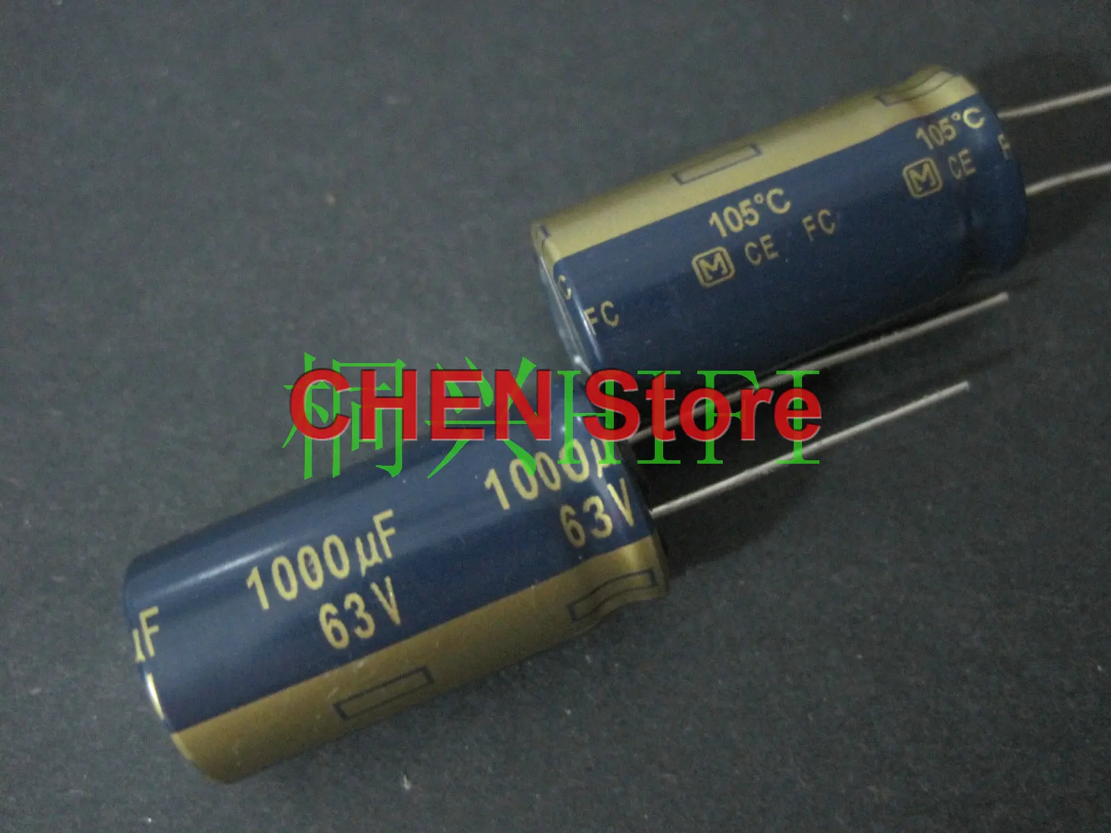 

10PCS matsushita capacitor FC 63V1000UF 16x31.5MM ultra low internal resistance Electrolytic Capacitor ce fc 1000uf 63v Gold