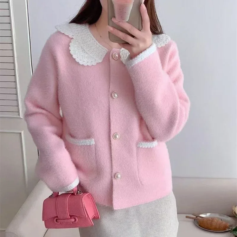 

Короткие шорты из искусственной норки, весна-осень 2023, новый высококачественный стиль, уменьшающий возраст, мягкая и жирная темпераментная женская куртка, топ