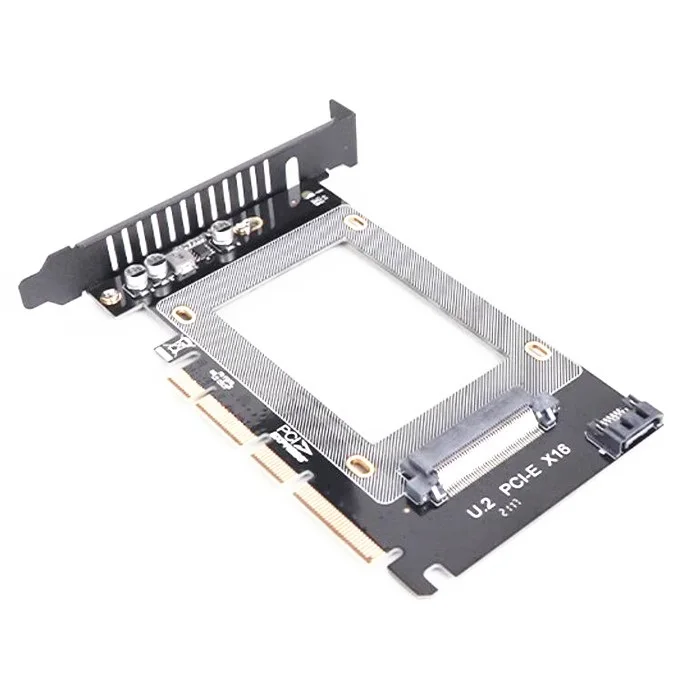 Imagem -04 - Placa Adaptadora Pci-e 4.0 X16 para U.2 Sff8639 Nvme Ssd Pci-e para u2 M.2 Ngff 2.5 Ssd para Pci-ex4 x8 X16 Sata de Alta Qualidade