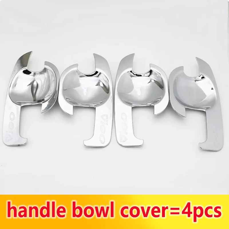 مناسبة ل هايلكس فيجو 2012-2014 Abs البلاستيك غطاء وعاء الباب الداخلي ، غطاء المقبض ، غطاء خزان الوقود الديكور