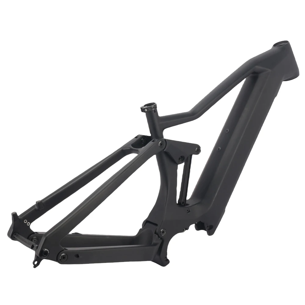 Winowsports Full Suspension MTB Ebike 29er Carbon Frame Compatible With Bafang M510 M620 Frame Glossy Matte Electric Frame