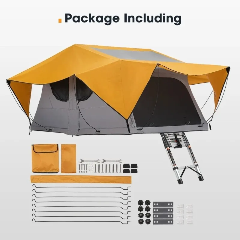 

Quick Setup Soft Shell Rooftop Tent Waterproof Lightweight 4x4 Offroad Camping Roof Top Tent