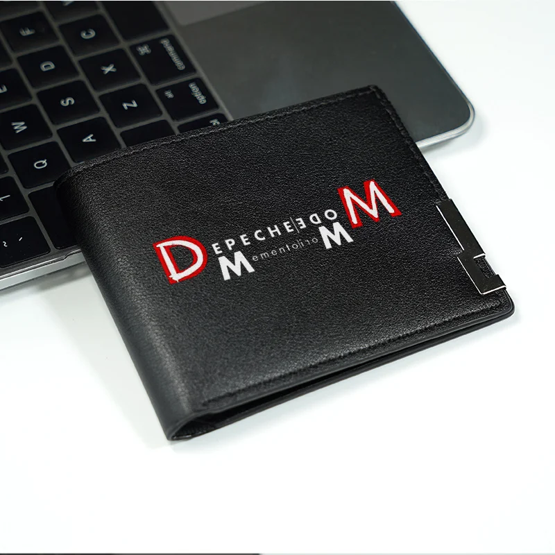 DEPECHE MODE MEMENTOLO M SLIM PU-Geldbörse für Herren, schwarz, elegantes Design, leicht, langlebig, für den täglichen Gebrauch, modischer Business-Stil