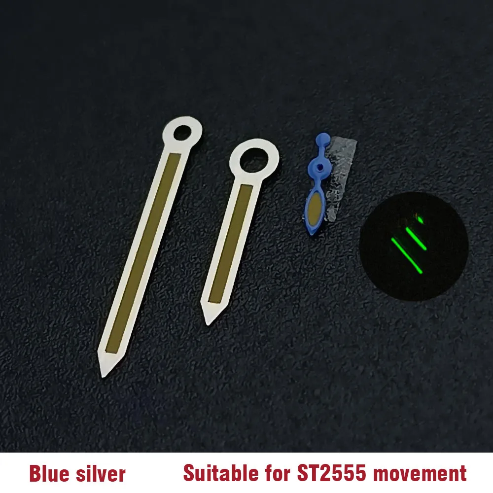 Watch ST2533/ST2557/ST2555/6497 hands green luminous, suitable for ST2557/ST2555/ST2533/6497 movement pointer accessories