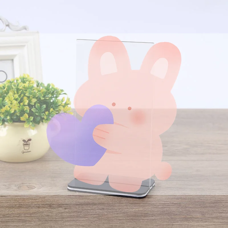 

Акриловая подставка для винного меню, вертикальная двусторонняя рамка для фотографий, прозрачная, форматы А4, А5, А6