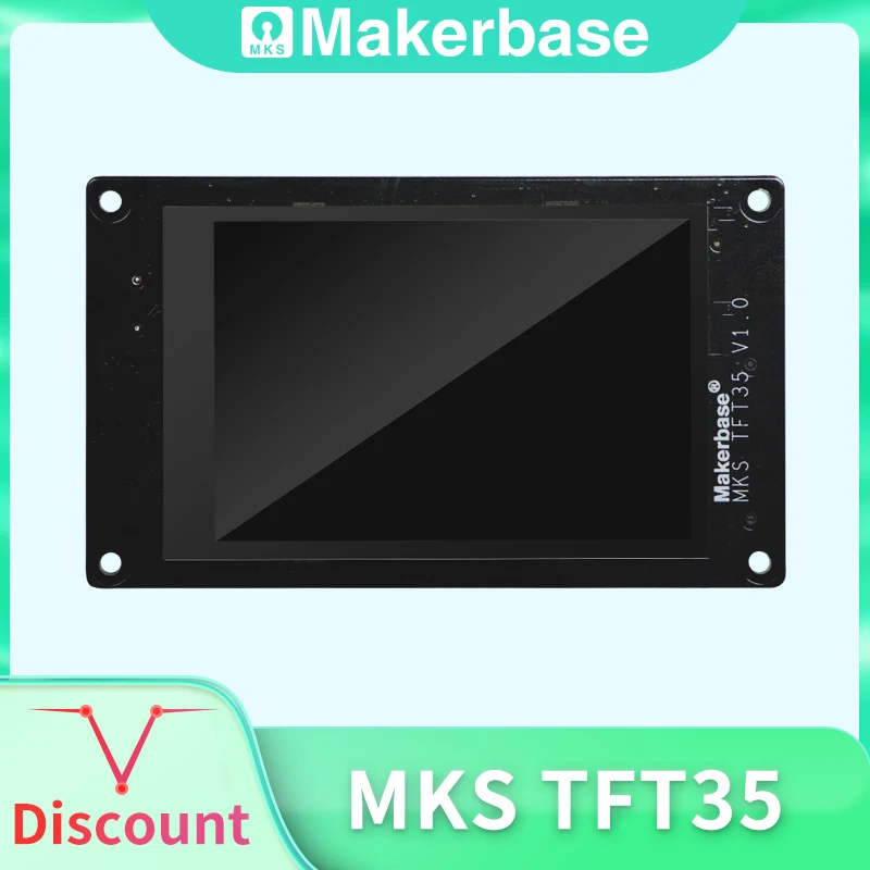 Makerbase MKS TFT35 V1.0 3,5-calowy ekran dotykowy Części do drukarek 3D Wstaw kartę SD Dysk USB Boczne sterowanie Wi-Fi Przegląd Gcode