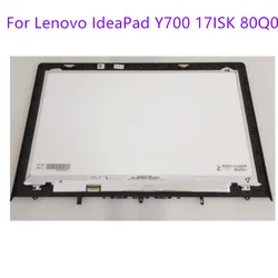 17.3-inch For Lenovo IdeaPad Y700 17ISK 80Q0 Non-Touch LP173WF4 SPF1 IPS FHD LCD Front Glass Screen Assembly 5D10K37624 30 Pins