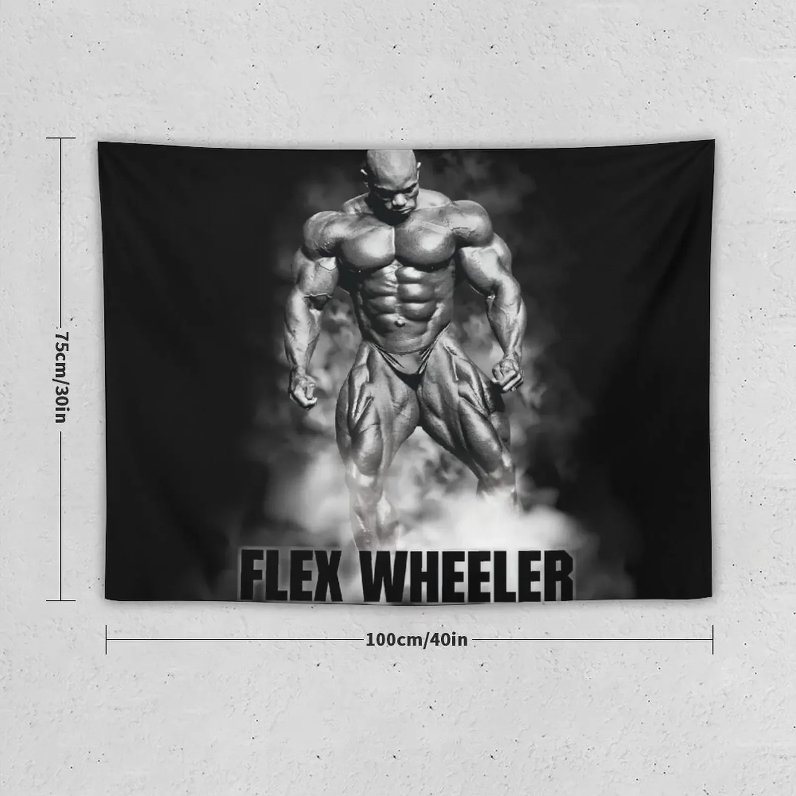 Flex Wheeler Bodybuilder Tapestry Decor Home Aesthetic Home Decor Wallpaper Bedroom Anime Decor Tapestry