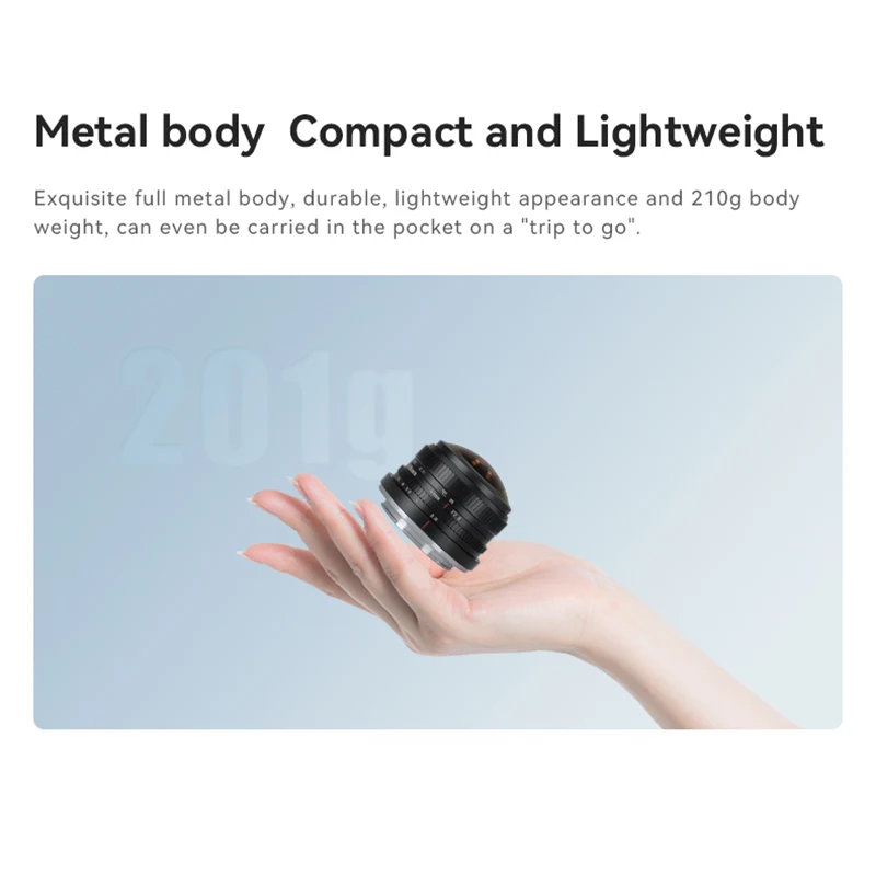 7artisans 4 мм F2,8 225° APS-C круглый объектив «рыбий глаз» MF с постоянным фокусным расстоянием для Sony E ZVE10 A6600 Fujifx X-T1 X-T4 Micro 4/3 epm1 emp2 E-PL1 E-PL2 E-PL5 E-PL6 Canon EOS-M M50 Крепление камер