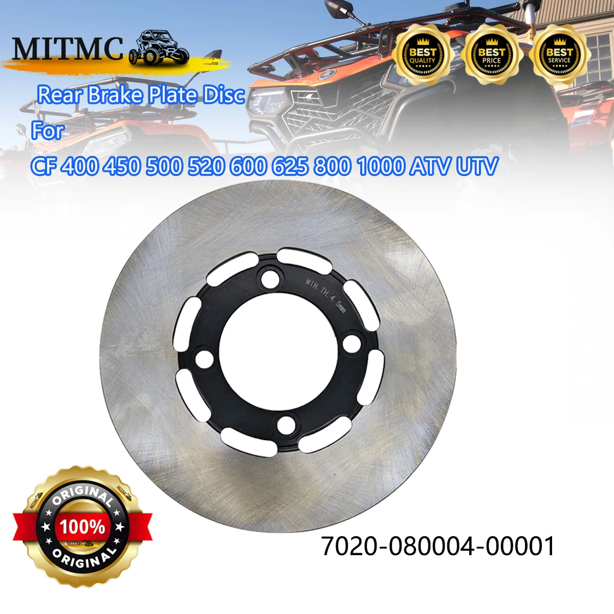 

Оригинальный задний тормозной диск для CF ATV CF400AU 450 CF500 520 CF600AU 600 625 Touring CF800 850 X8 1000 UTV 7020-080004-00001