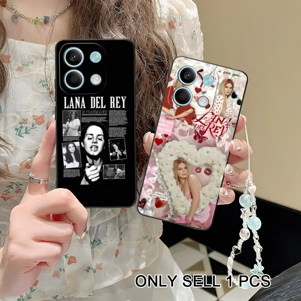 Lana-del-Rey Phone Case for POCO M7 M6 M5 M4 M3 X8 X7 X6 X5 X4 X3 Pro GT 5G Soft TPU Shockproof Cover