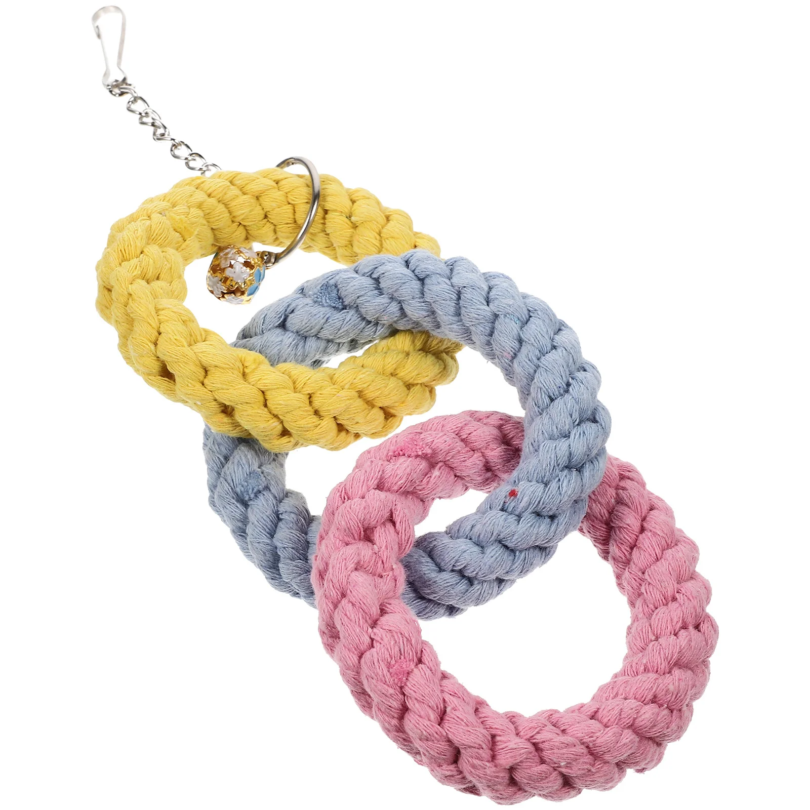 

Sturdy Cloth Climbing Ring for Pet Cage Natural Vine Simulation Rope Loop for Hamster Chinchilla Sugar Glider Exercise and Fun