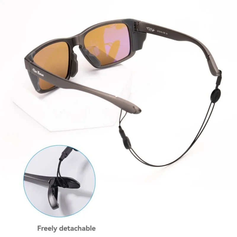 High transmittance Glasses Outdoor Glasses For Driving And Fishing Polarized Sunglasses With Anti-slip Cord Professional Glasses