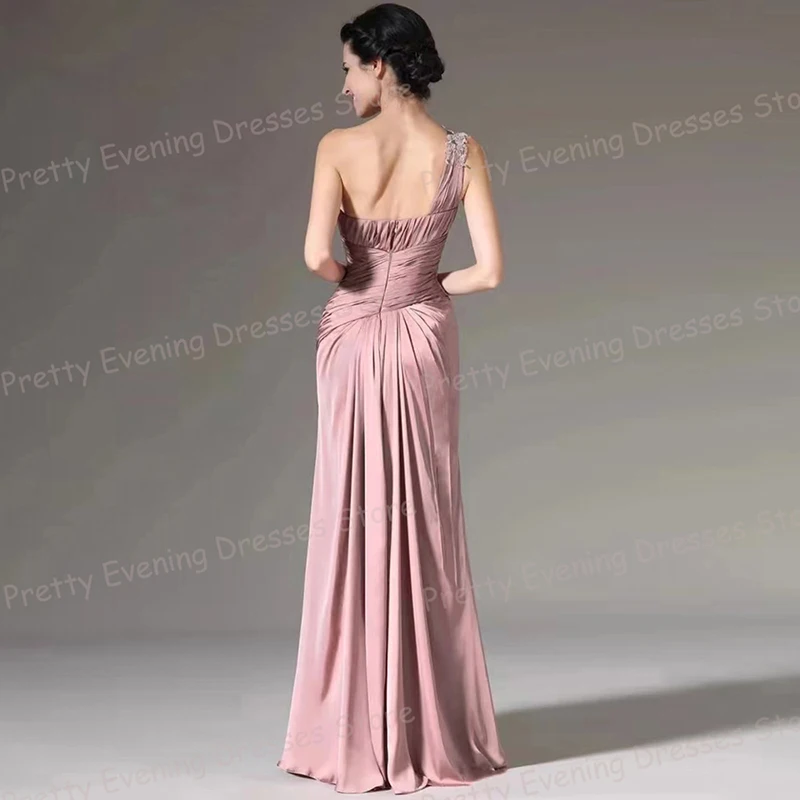 Celebrity Evening Dresses Woman's Sexy Mermaid Long Sleeve Appliques Prom Growns Backless Satin Formal Beach Party Vestidos 2024