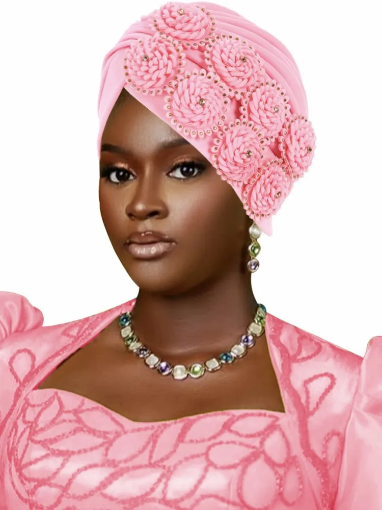 

2026 Новый африканский тюрбан на голову, нигерия, авто геле, повязки на голову, женский тюрбан с автогелем, свадебные гелевые мусульманские повязки на голову, капот