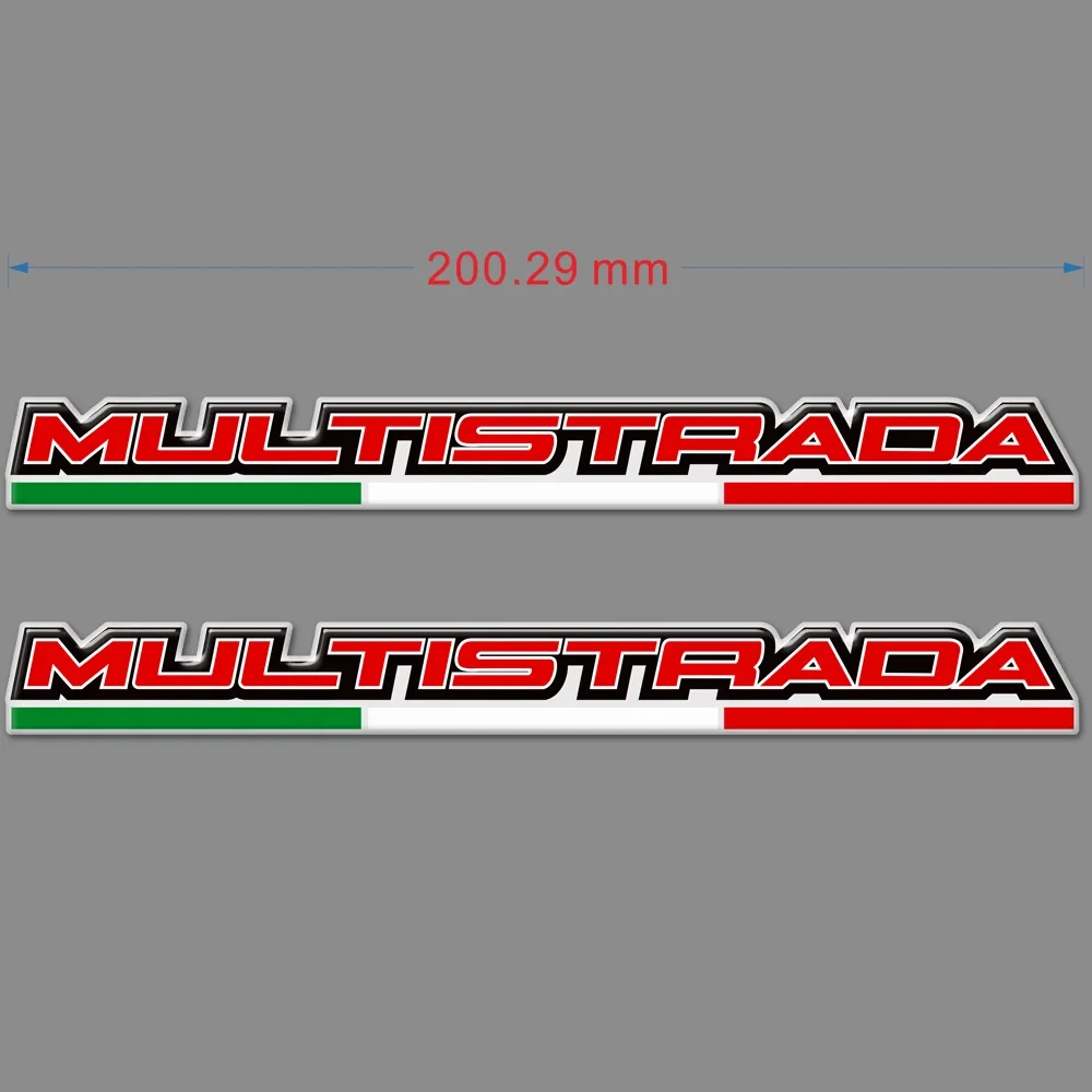 2019 Trunk Emblem 950 1260 adesivi decalcomania per Ducati MULTISTRADA Tank Pad Protector Panniers bagagli custodia in alluminio protezione