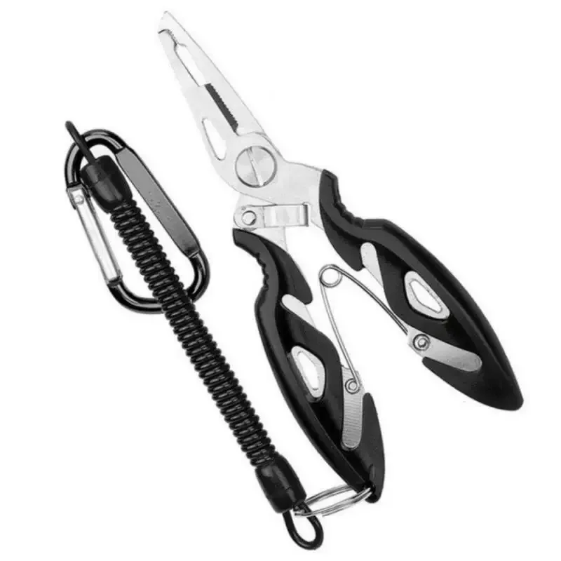 Multifunction Fishing Pliers Tools Accessories For Goods Winter Tackle Pliers Vise Knitting Flies Scissors Braid Set Fish Tongs