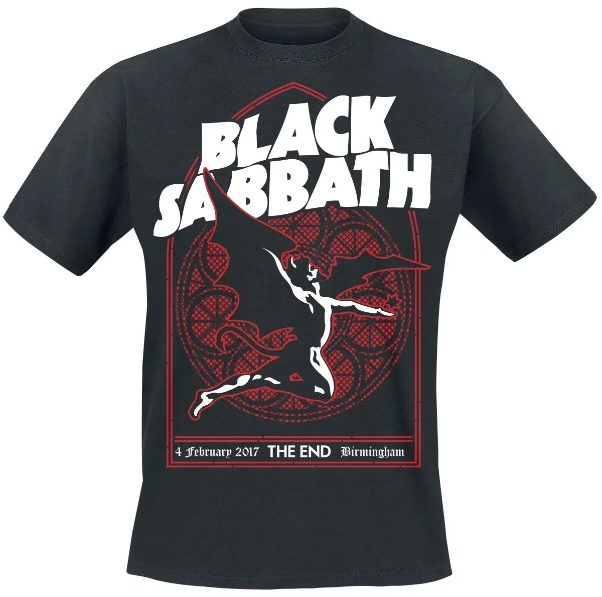 Black Sabbath The End 2017 Birmingham Tour Print T-Shirt Herren Damen Heavy Metal Band Unisex Tee – Detail 4