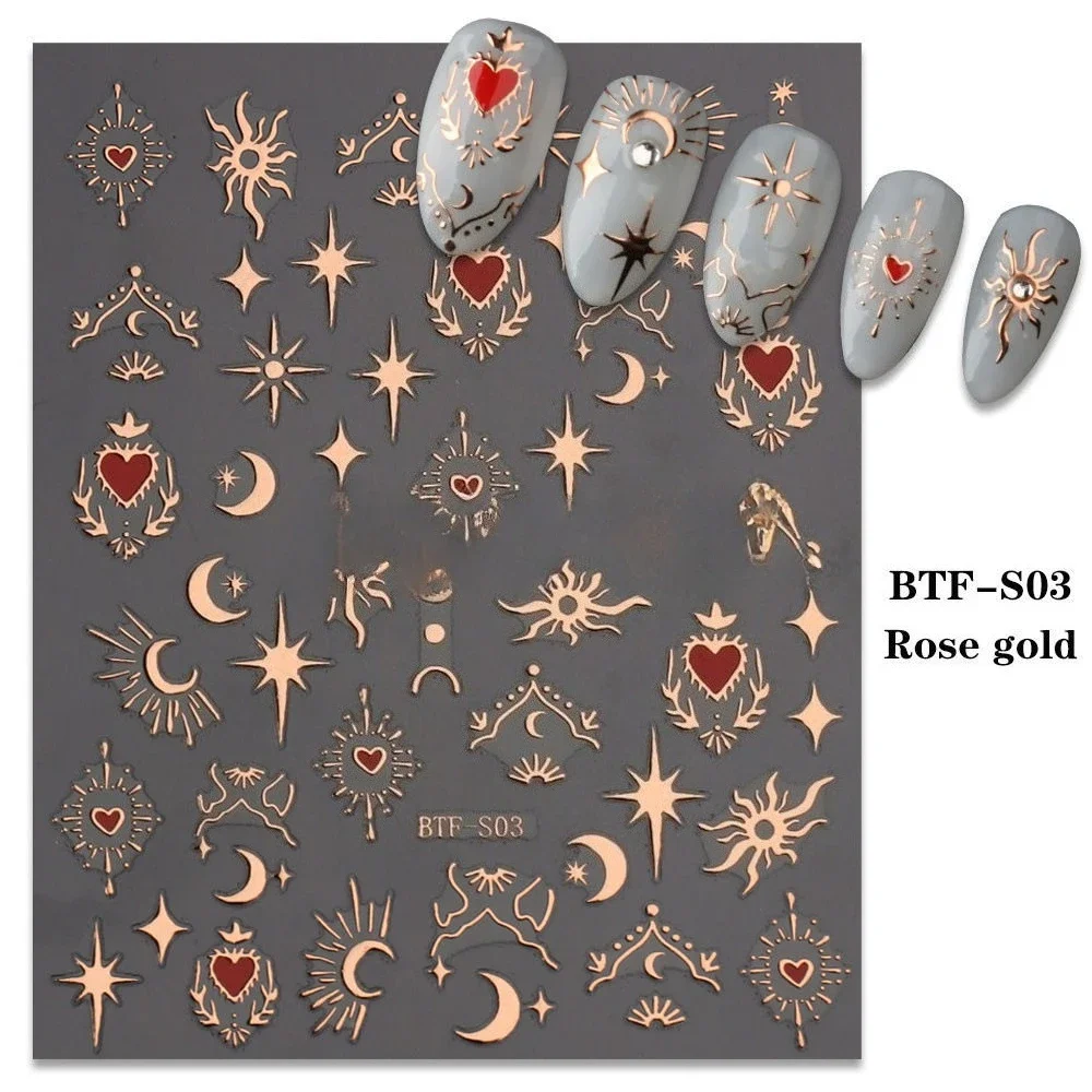 للأظافر زينة عيد الحب 3D ملصقات القلب فراشة مانيكير الشارات Paillette Ongle مسمار الفن بالجملة