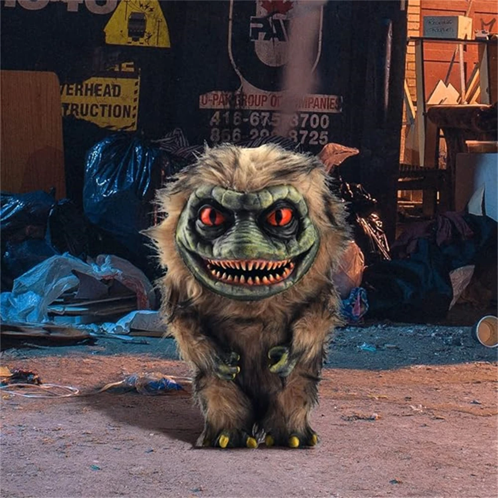 Alien Monster Puppe Requisite Gruselige Plüschpuppe Horrorfilm Alien Gefangener Stofftier Lustige hässliche Lebewesen Halloween Party Dekoration – Detail 6