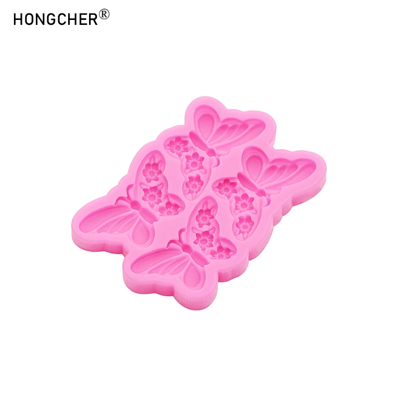 Butterfly DIY Cream Gel Hair Clip Hair Jewelry Keychain Pendant Silicone Mold Shoes Clothing Bags Jewelry Accessories Drip Molds