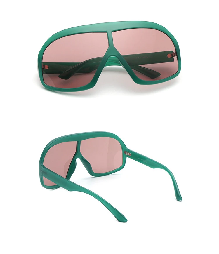 56631 Übergroße Punk-Sonnenbrille für Herren und Damen, modisch, große Größe, UV-Schutz, Reitbrille, Uv400 – Detail 8