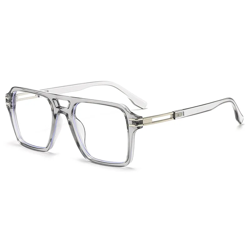 Black Square Computer Glasses Frame Women Men Anti Blue Light Rectangle Eyewear Blocking Optical Spectacle Eyeglasses
