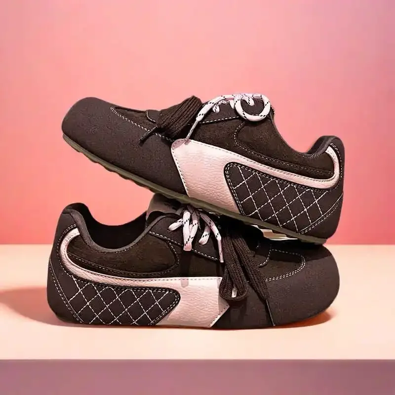 أحذية نسائية ذات ارتفاع كبير ونعل كبير أحذية نسائية بدون كعب أحذية رياضية طويلة أحذية رياضية جديدة ذات علامة تجارية عالية للمدرسة #3