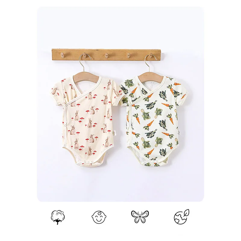 

2025 Summer Baby Clothes Romper for Newborns Bodysuit Children's Clothing Cotton Jumpsuit Cartoon Infant Outfits Girls Boys