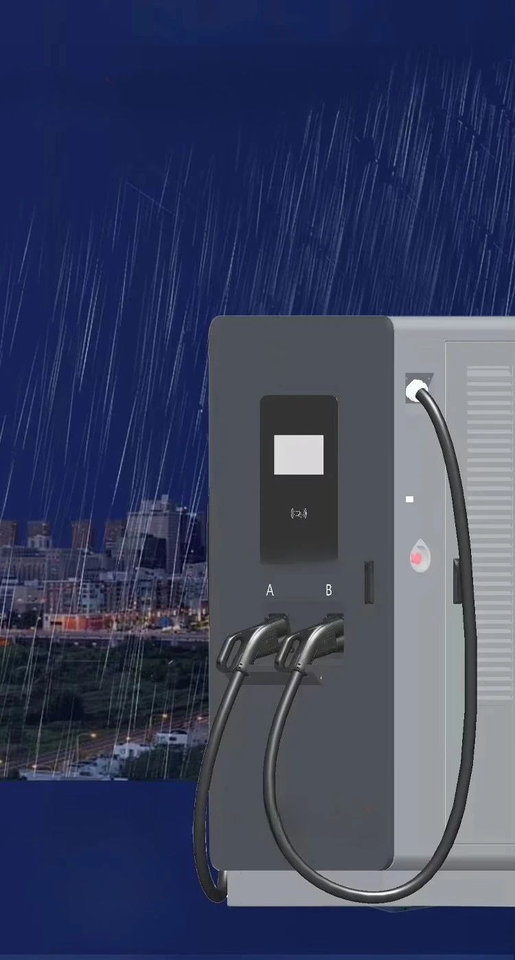 Customized IP54 Waterproof Floor Mounted 80kw DC EV Electric Vehicle  Charging Solutions  Station Charger for Cars