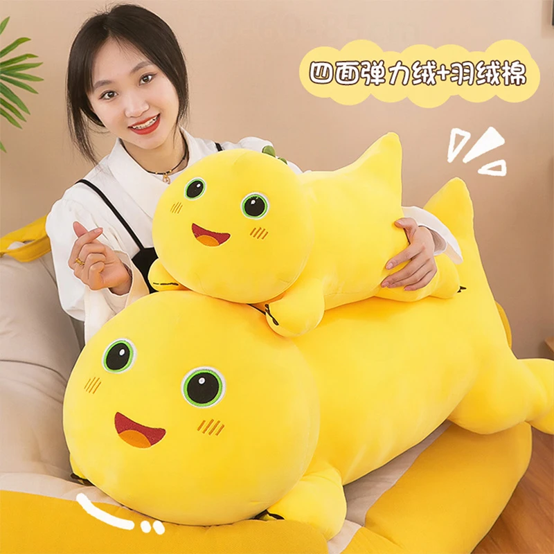 Cute Plush Nai Long Lying Doll Stuffed Animal Sofa Bedside Decor Pillow for Kids Birthday Gift Girls Holiday Present Home Car