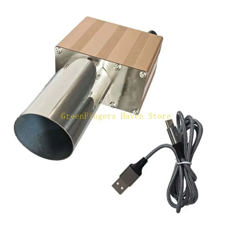 F68D BBQ Fan Portable Barbeque Air Blower 10000 دورة في الدقيقة اضبط منفاخ السرعة للهواء الطلق