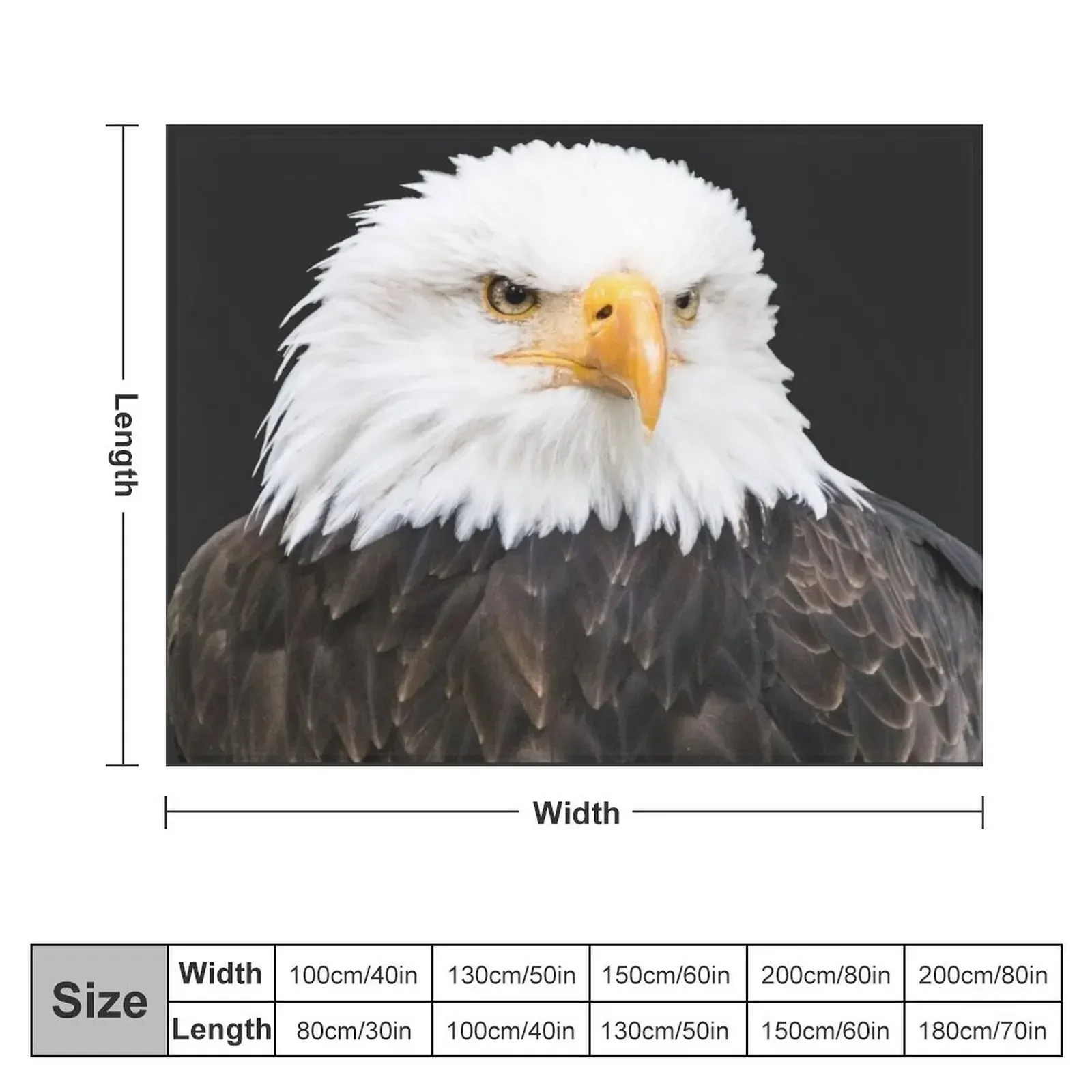 Bald eagle Throw Blanket Plush Nap Kid'S Blankets