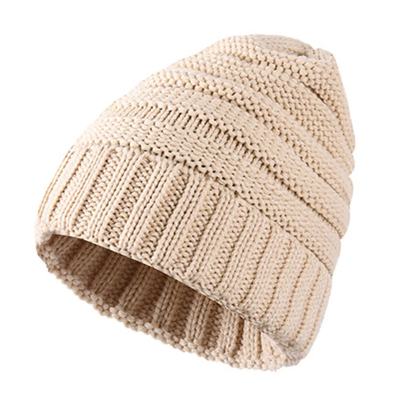 Conjunto de tres piezas de gorro de punto de nieve para hombre y mujer, conjunto de bufanda de felpa unisex, gorro de lana cálido, guantes holgados