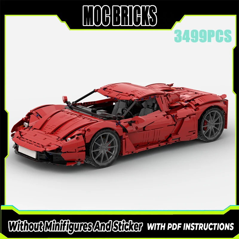 

Exquisite new product MOC building block car model B1 super overtaking technology modular children's toy gift DIY assembly set