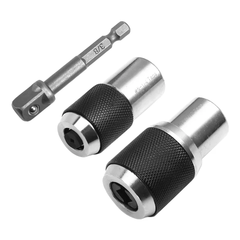

YFYS 3Pcs Tap Socket Set Tap Extractor Tool With Socket Adapter Tap Extractor Socket With Adjustable Jaw Extractor Tool