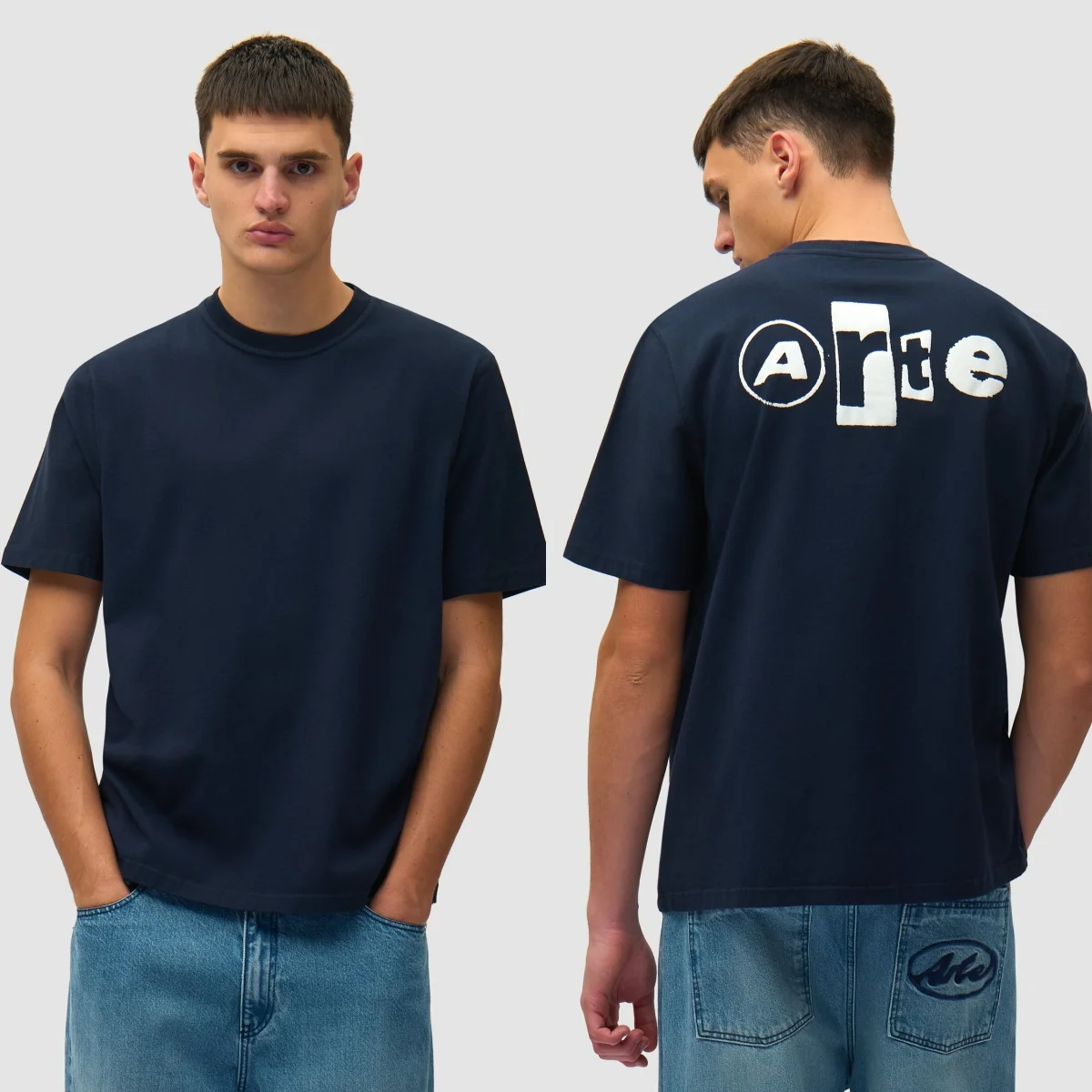 Sommerliches Herren-Baumwoll-T-Shirt mit schlichtem Aufdruck, geeignet für den täglichen Gebrauch, Grafikdruck, hochwertiger Luxus-Unisex-Stil. – Detail 4